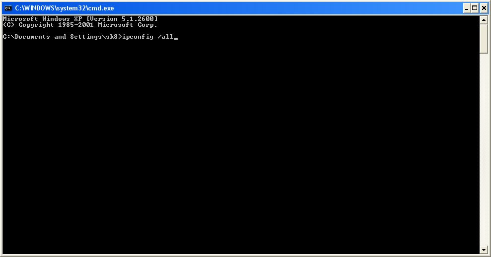 windows command prompt